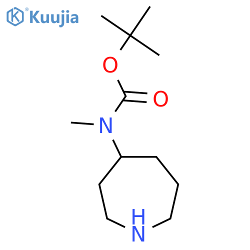 tert-butyl N-(azepan-4-yl)-N-methylcarbamate structure