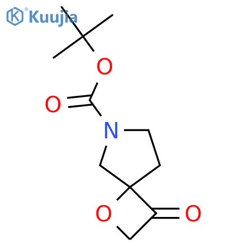 Tert-Butyl 3-oxo-1-oxa-6-azaspiro[3.4]octane-6-carboxylate structure