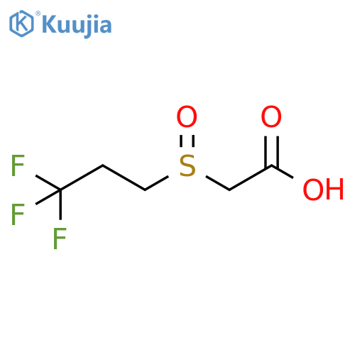 2-(3,3,3-TRIFLUOROPROPANESULFINYL)ACETIC ACID structure