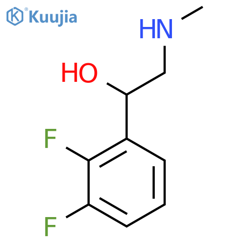 1-(2,3-difluorophenyl)-2-(methylamino)ethan-1-ol structure