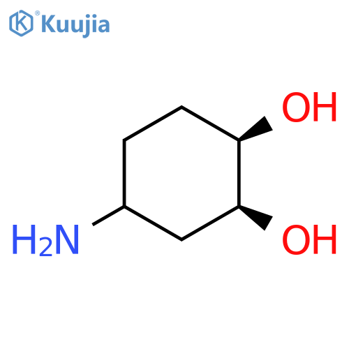 1,2-Cyclohexanediol, 4-amino-, (1R,2S)-rel- structure