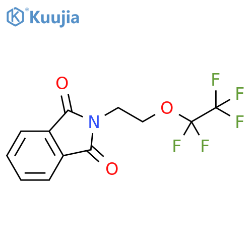 1H-Isoindole-1,3(2H)-dione, 2-[2-(1,1,2,2,2-pentafluoroethoxy)ethyl]- structure