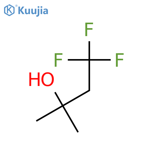 4,4,4-trifluoro-2-methylbutan-2-ol structure