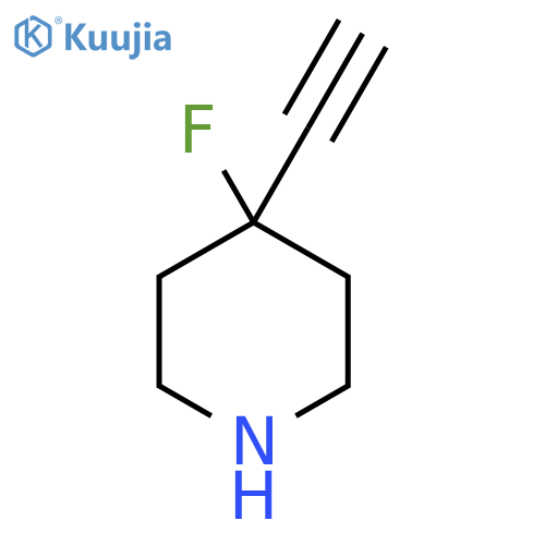 4-Ethynyl-4-fluoropiperidine structure