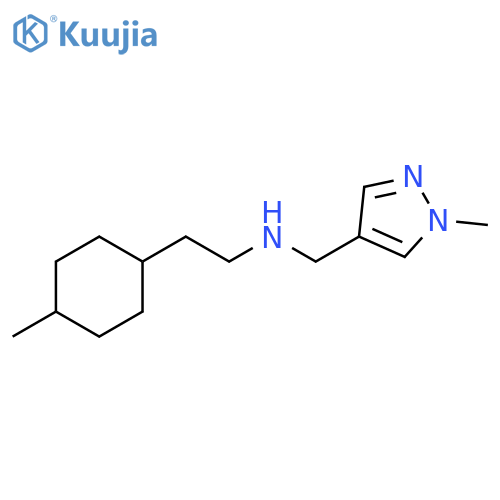 (1-methyl-1H-pyrazol-4-yl)methyl2-(4-methylcyclohexyl)ethylamine structure