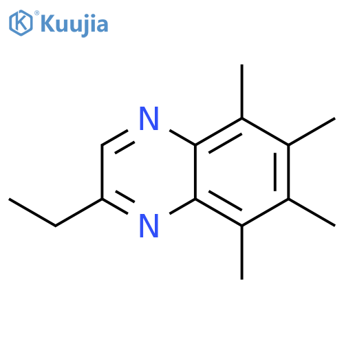 Quinoxaline, 2-ethyl-5,6,7,8-tetramethyl- structure