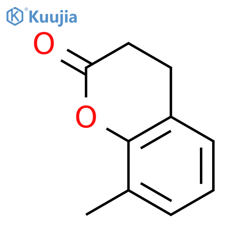 2H-1-Benzopyran-2-one, 3,4-dihydro-8-methyl- structure