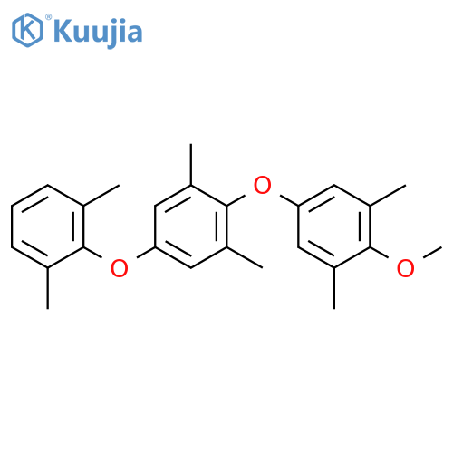 Benzene,5-(2,6-dimethylphenoxy)-2-(4-methoxy-3,5-dimethylphenoxy)-1,3-dimethyl- structure
