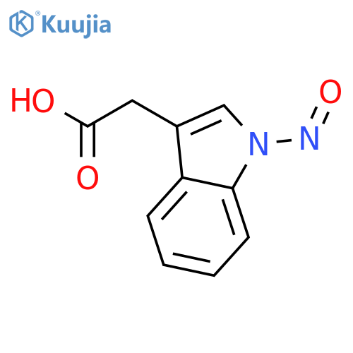 1H-Indole-3-acetic acid, 1-nitroso- structure