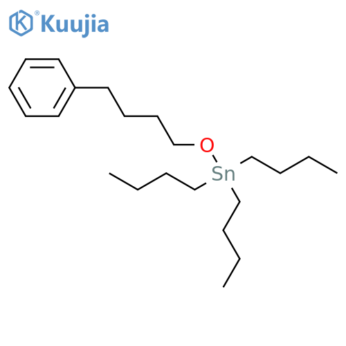 Stannane, tributyl(4-phenylbutoxy)- structure