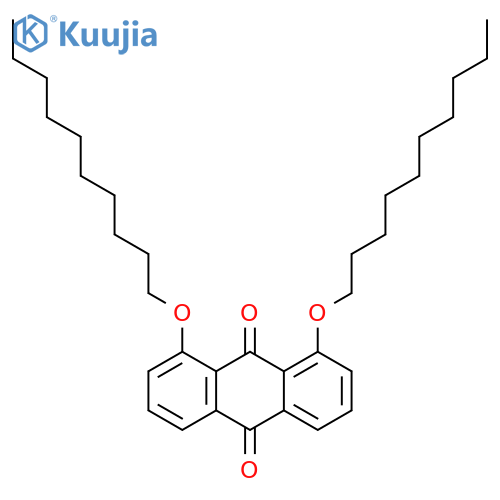 9,10-Anthracenedione, 1,8-bis(decyloxy)- structure