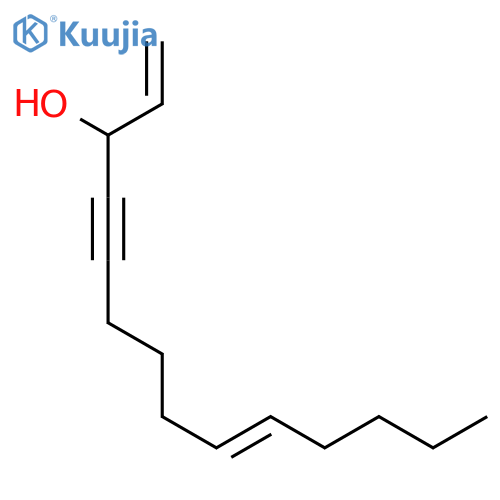 1,9-Tetradecadien-4-yn-3-ol, (Z)- structure
