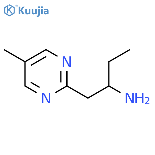 1-(5-Methylpyrimidin-2-yl)butan-2-amine structure