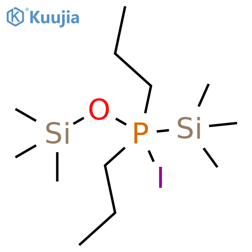 Phosphorane, iododipropyl(trimethylsilyl)[(trimethylsilyl)oxy]- structure