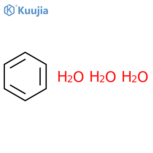 Benzene, trihydrate structure