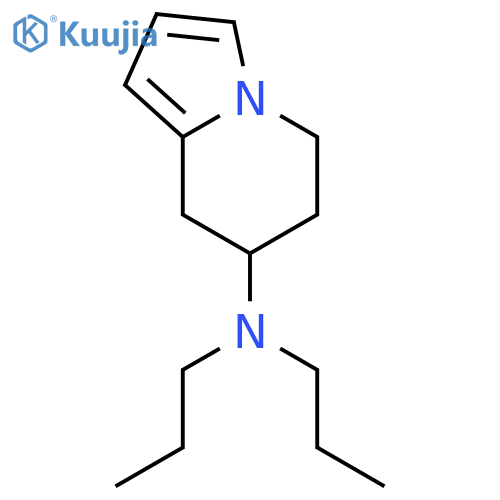 7-Indolizinamine,5,6,7,8-tetrahydro-N,N-dipropyl-, (7S)- structure