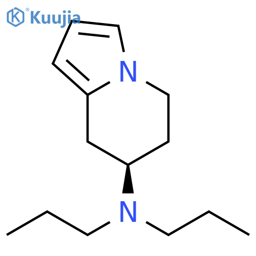 7-Indolizinamine, 5,6,7,8-tetrahydro-N,N-dipropyl-, (R)- structure