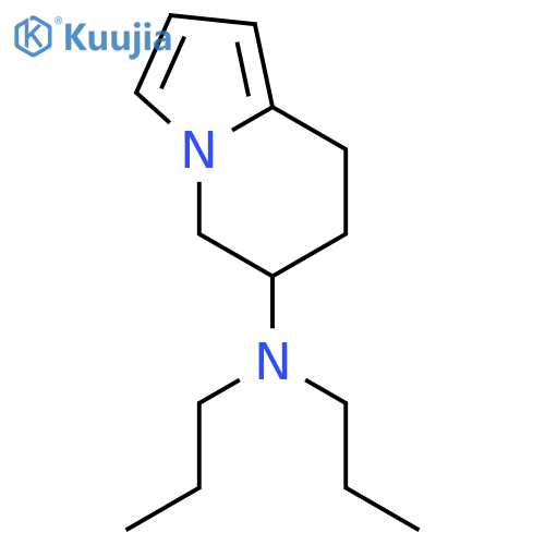 6-Indolizinamine,5,6,7,8-tetrahydro-N,N-dipropyl-, (S)- (9CI) structure