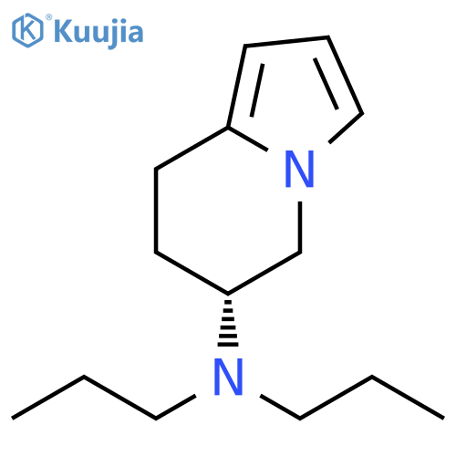 6-Indolizinamine, 5,6,7,8-tetrahydro-N,N-dipropyl-, (R)- structure