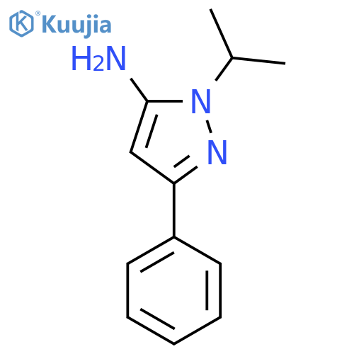 3-Phenyl-1-(propan-2-yl)-1H-pyrazol-5-amine structure
