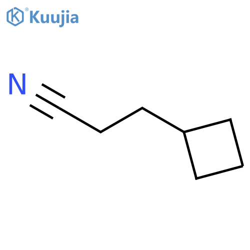 3-cyclobutylpropanenitrile structure