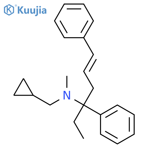 Benzenemethanamine,N-(cyclopropylmethyl)-a-ethyl-N-methyl-a-[(2E)-3-phenyl-2-propen-1-yl]-, (+)- structure
