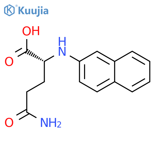 D-Glutamine, N-2-naphthalenyl- structure