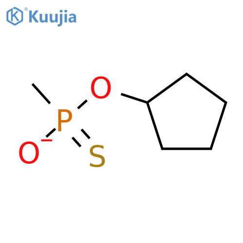 Phosphonothioic acid,methyl-, O-cyclopentyl ester, (R)- (9CI) structure