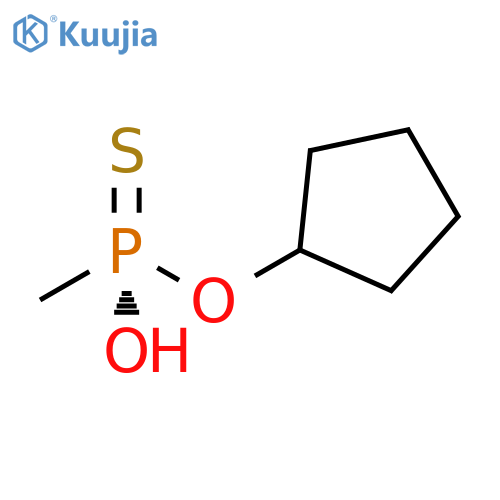 Phosphonothioic acid,methyl-, O-cyclopentyl ester, (S)- (9CI) structure