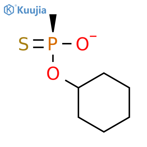 Phosphonothioic acid, methyl-, O-cyclohexyl ester, (R)- structure