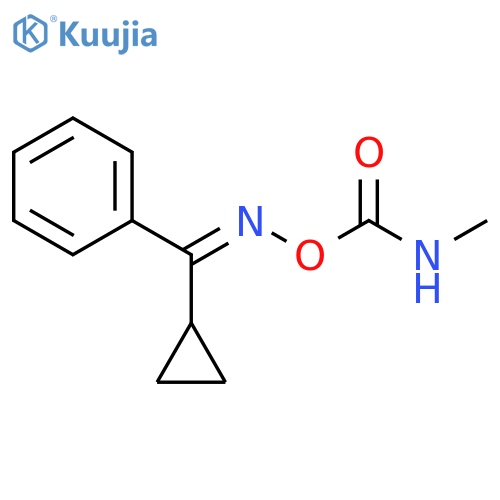 Methanone, cyclopropylphenyl-, O-[(methylamino)carbonyl]oxime, (E)- structure