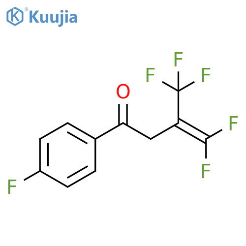3-Buten-1-one, 4,4-difluoro-1-(4-fluorophenyl)-3-(trifluoromethyl)- structure