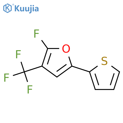 Furan, 2-fluoro-5-(2-thienyl)-3-(trifluoromethyl)- structure
