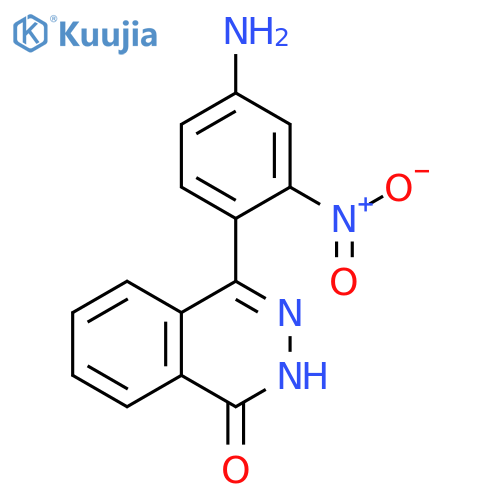1(2H)-Phthalazinone, 4-(4-amino-2-nitrophenyl)- structure