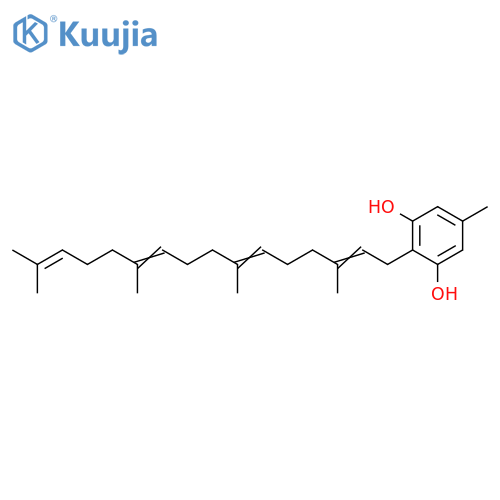 1,3-Benzenediol,5-methyl-2-(3,7,11,15-tetramethyl-2,6,10,14-hexadecatetraenyl)- structure