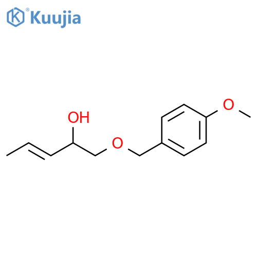 3-Penten-2-ol, 1-[(4-methoxyphenyl)methoxy]-, (E)- structure