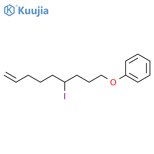 Benzene, [(4-iodo-8-nonenyl)oxy]- structure