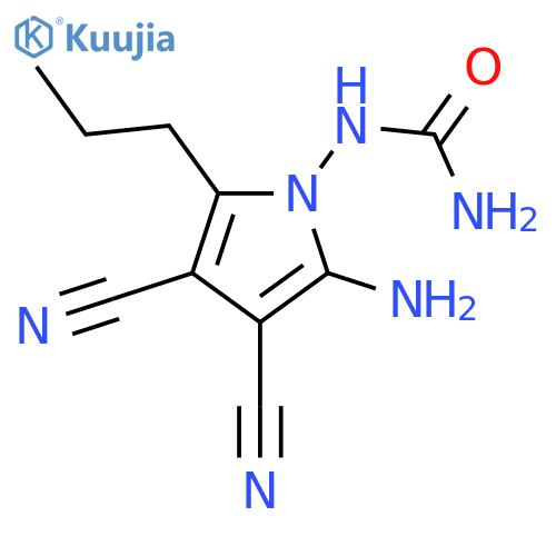 Urea, (2-amino-3,4-dicyano-5-propyl-1H-pyrrol-1-yl)- structure