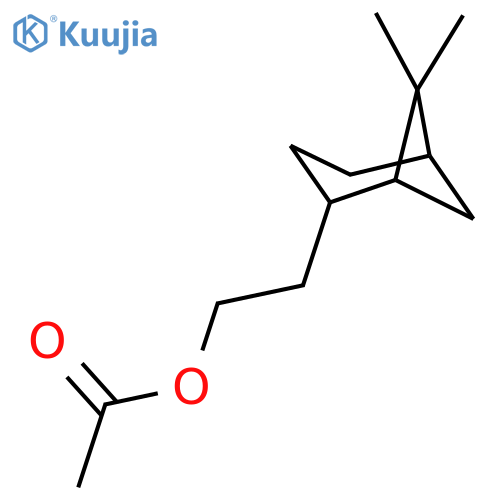 Bicyclo[3.1.1]heptane-2-ethanol,6,6-dimethyl-, 2-acetate structure