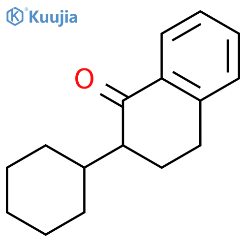 2-cyclohexyl-3,4-dihydronaphthalen-1(2H)-one structure