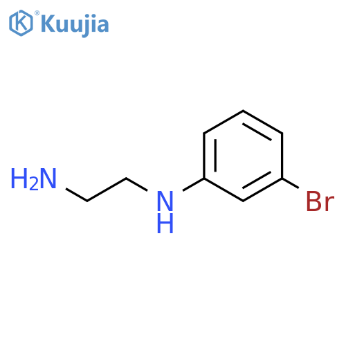 N-(2-aminoethyl)-3-bromoaniline structure