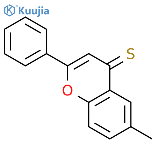 4H-1-Benzopyran-4-thione, 6-methyl-2-phenyl- structure