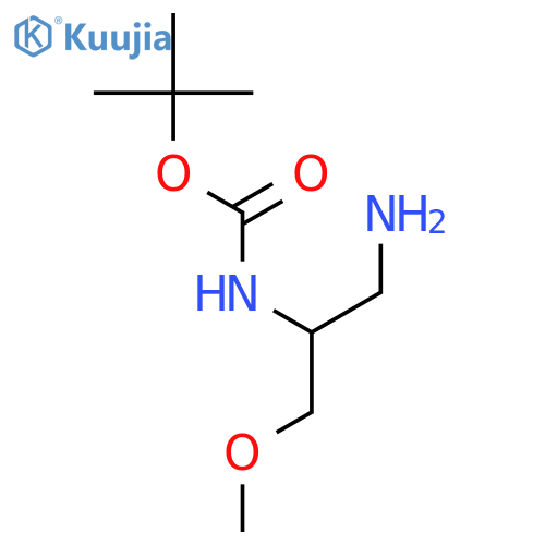 Tert-Butyl 2-Amino-1-(Methoxymethyl)Ethylcarbamate structure