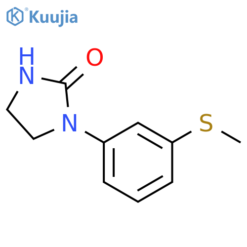 1-[3-(methylsulfanyl)phenyl]imidazolidin-2-one structure