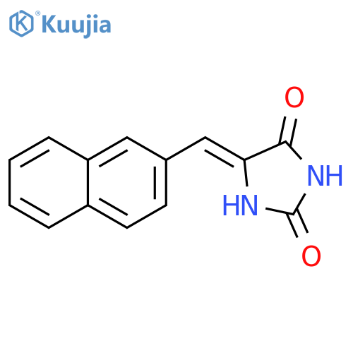 2,4-Imidazolidinedione, 5-(2-naphthalenylmethylene)-, (Z)- structure