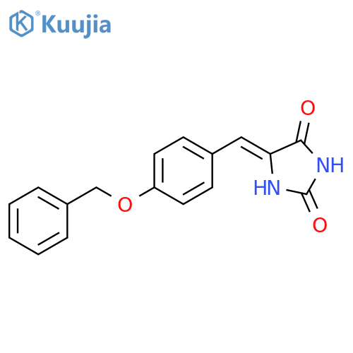 2,4-Imidazolidinedione, 5-[[4-(phenylmethoxy)phenyl]methylene]-, (Z)- structure
