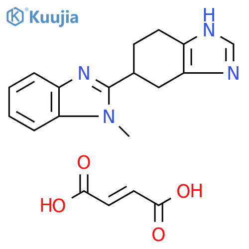 2,5'-Bi-1H-benzimidazole, 4',5',6',7'-tetrahydro-1-methyl-,(E)-2-butenedioate (2:3) structure