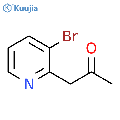 1-(3-bromopyridin-2-yl)propan-2-one structure