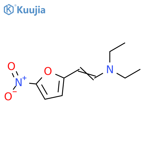 Ethenamine, N,N-diethyl-2-(5-nitro-2-furanyl)- structure