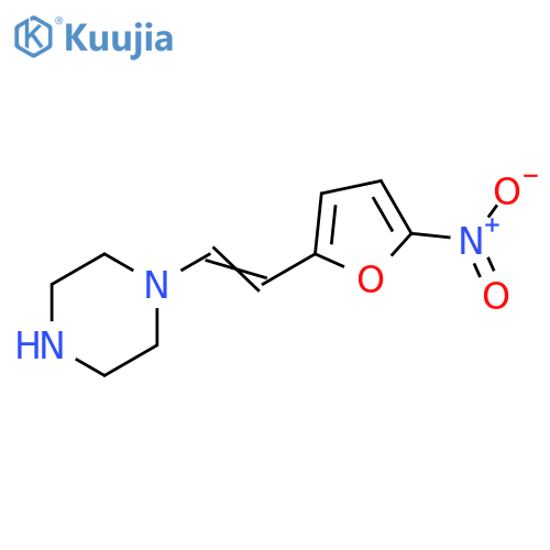 Piperazine, 1-[2-(5-nitro-2-furanyl)ethenyl]- structure